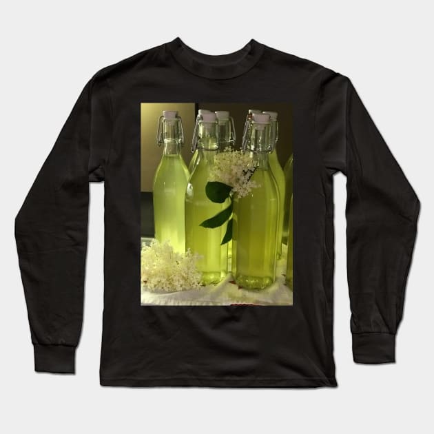 Elderberry Syrup Long Sleeve T-Shirt by ephotocard